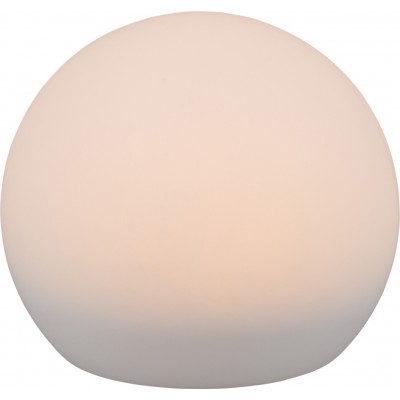 42,95 € Envoi gratuit | Meubles avec éclairage Reality Melo 0.6W LED 3000K Lumière chaude. Ø 20 cm. Sphère lumineuse. LED RGBW multicolore intégrée. Télécommande. Détection de l'obscurité Plastique et polycarbonate. Couleur blanc