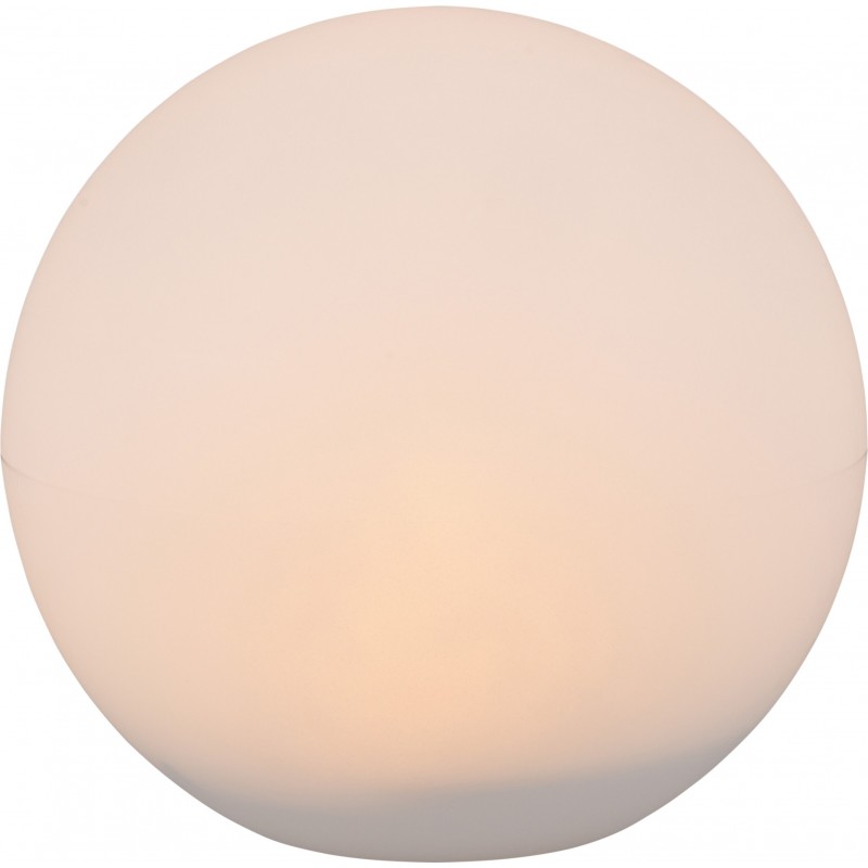 68,95 € Envoi gratuit | Meubles avec éclairage Reality Melo 0.6W LED 3000K Lumière chaude. Ø 30 cm. Sphère lumineuse. LED RGBW multicolore intégrée. Télécommande. Détection de l'obscurité Plastique et polycarbonate. Couleur blanc