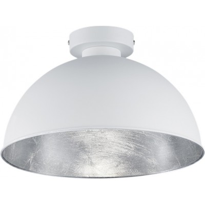 Lámpara de techo Reality Jimmy Forma Esférica Ø 31 cm. Salón y dormitorio. Estilo moderno. Metal. Color blanco