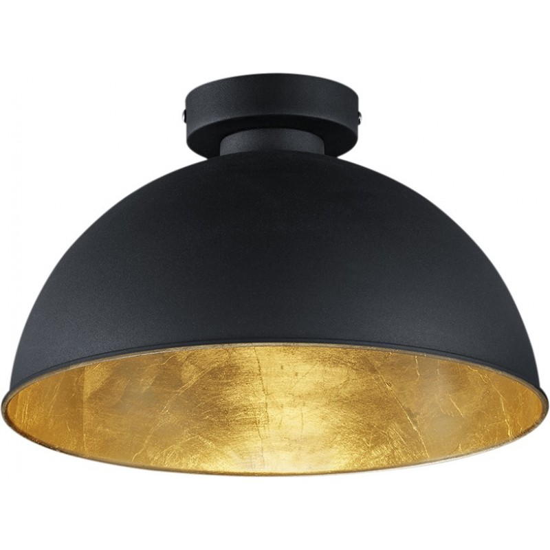 64,95 € Free Shipping | Ceiling lamp Reality Jimmy Spherical Shape Ø 31 cm. Living room and bedroom. Modern Style. Metal casting. Black Color