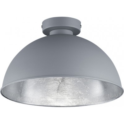 Lámpara de techo Reality Jimmy Forma Esférica Ø 31 cm. Salón y dormitorio. Estilo moderno. Metal. Color gris
