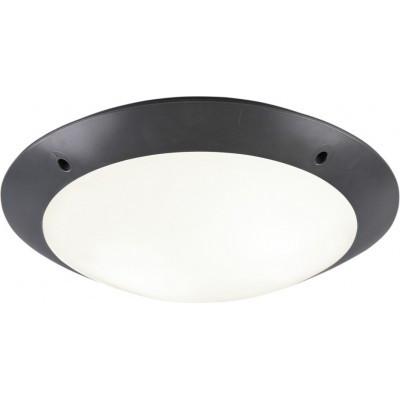 38,95 € Free Shipping | Outdoor lamp Reality Camaro Ø 33 cm. Ceiling light Terrace and garden. Modern Style. Plastic and Polycarbonate. Anthracite Color