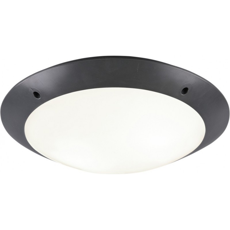 36,95 € Free Shipping | Outdoor lamp Reality Camaro Ø 33 cm. Ceiling light Terrace and garden. Modern Style. Plastic and polycarbonate. Anthracite Color