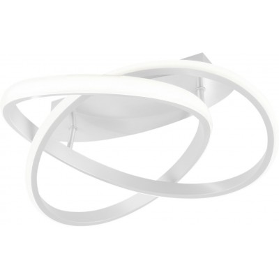129,95 € Envio grátis | Lâmpada pendurada Reality Course 18W 4000K Luz neutra. Ø 45 cm. LED integrado Sala de estar e quarto. Estilo moderno. Fundição de metais. Cor branco
