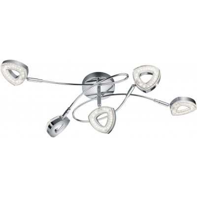 127,95 € Envio grátis | Lâmpada pendurada Reality Tours 4.5W 3000K Luz quente. 54×20 cm. LED integrado Sala de estar e quarto. Estilo moderno. Fundição de metais. Cor cromado