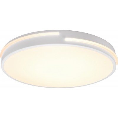81,95 € Free Shipping | Hanging lamp Reality Tacoma 24W Ø 40 cm. Dimmable multicolor RGBW LED. Remote control Living room and bedroom. Modern Style. Metal casting. White Color