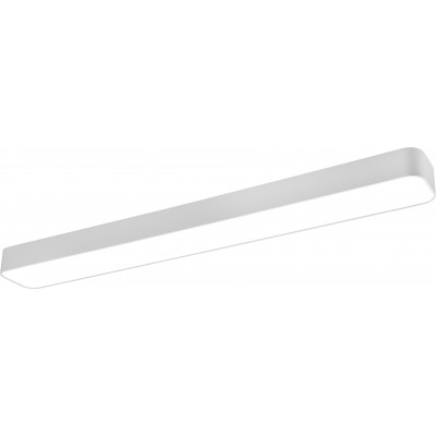 132,95 € Envio grátis | Lâmpada pendurada Reality Asterion 37W 119×15 cm. LED RGBW multicolorido regulável. Controle remoto Sala de estar e quarto. Estilo moderno. Fundição de metais. Cor branco
