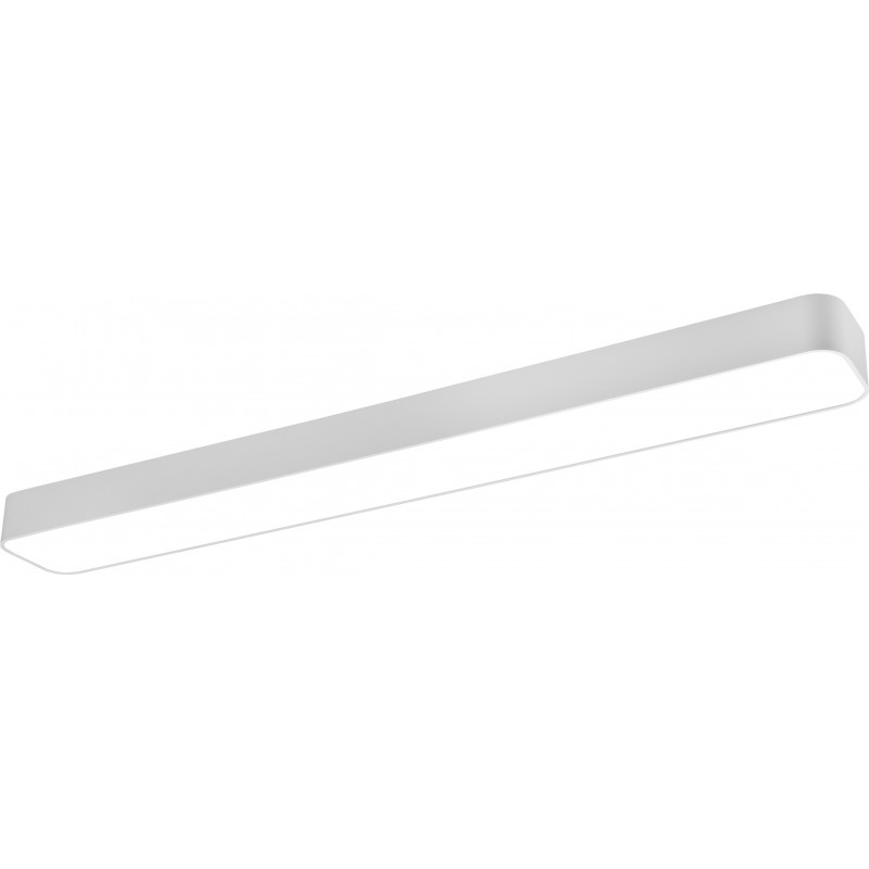 132,95 € Envoi gratuit | Lampe au plafond Reality Asterion 37W Façonner Étendue 119×15 cm. LED RGBW multicolore à intensité variable. Télécommande Salle et chambre. Style moderne. Métal. Couleur blanc