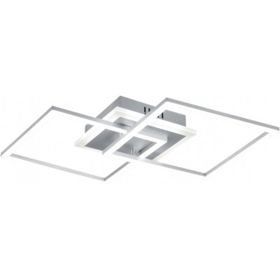 シーリングランプ Reality Venida 25W 3000K 暖かい光. 58×36 cm. 統合されたLED 天井と壁への取り付け リビングルーム そして ベッドルーム. モダン スタイル. 金属. グレー カラー