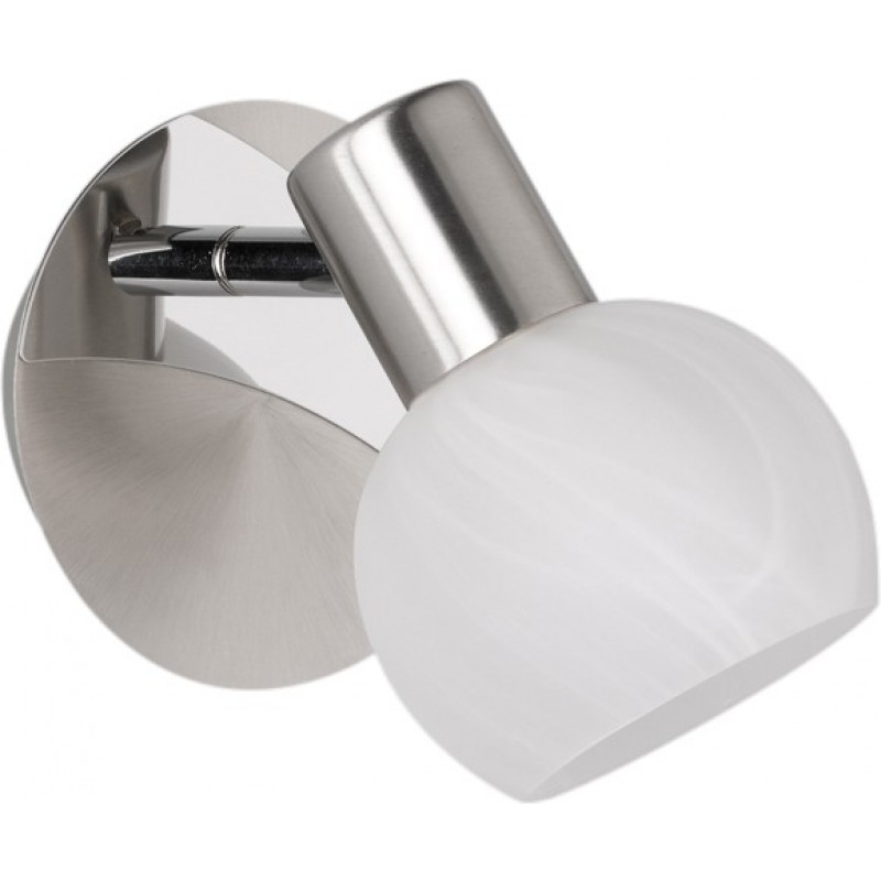 17,95 € Envio grátis | Refletor interno Reality Antibes 17×12 cm. Montagem no teto e na parede Sala de estar e quarto. Estilo moderno. Fundição de metais. Cor níquel mate