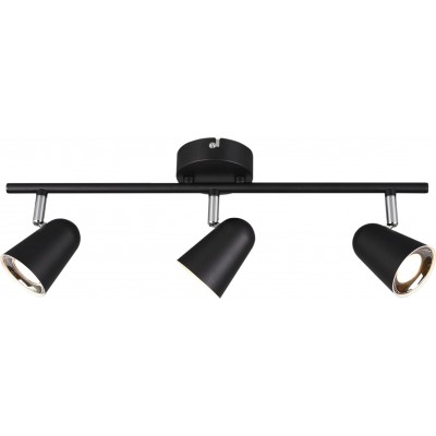 61,95 € Free Shipping | Indoor spotlight Reality Toulouse 3.5W 3000K Warm light. 48×17 cm. Integrated LED. Ceiling and wall mounting Living room and bedroom. Modern Style. Plastic and Polycarbonate. Black Color