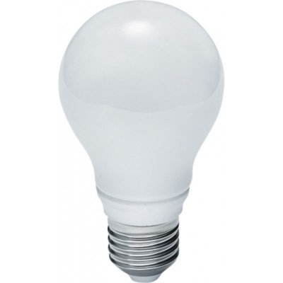 29,95 € Free Shipping | LED light bulb Reality 8.5W E27 LED Ø 6 cm. Dimmable multicolor RGBW LED. WiZ Compatible Living room and bedroom. Modern Style. Plastic and polycarbonate. White Color