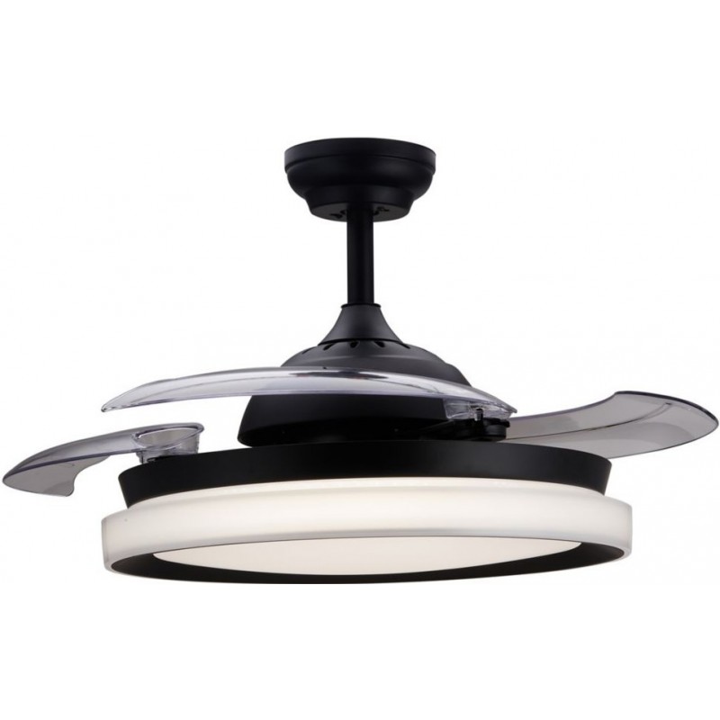 224,95 € Spedizione Gratuita | Ventilatore da soffitto con luce Philips Bliss 63W Ø 51 cm. CC Motore a corrente continua Colore nero