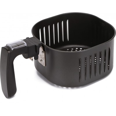 Kitchen appliance 31×20 cm. Non-stick basket. Air fryer accessory Black Color