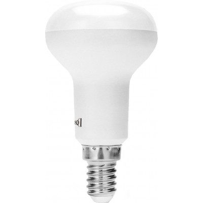 5 units box LED light bulb 7W E14 LED R50 Ø 5 cm. Aluminum and Plastic. White Color