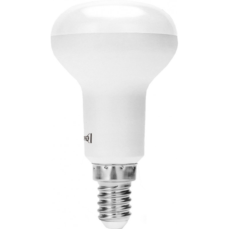 11,95 € Free Shipping | 5 units box LED light bulb 7W E14 LED R50 Ø 5 cm. Aluminum and Plastic. White Color