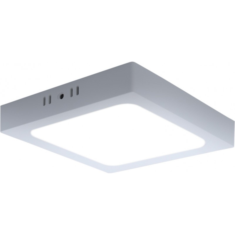 5,95 € Envio grátis | Luz de teto interna 12W 6500K Luz fria. 17×17 cm. Lâmpada de teto LED Cor branco