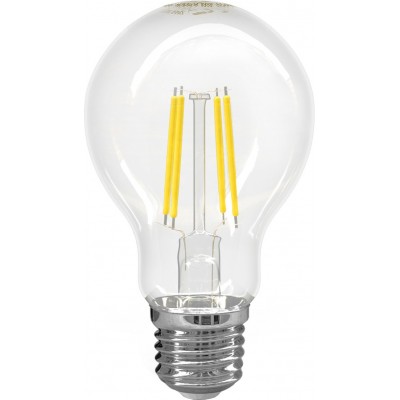 8,95 € Free Shipping | 5 units box LED light bulb 6W E27 LED A60 6500K Cold light. Ø 6 cm. Edison-LED Retro and vintage Style. Crystal