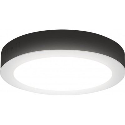 7,95 € Envio grátis | Luz de teto interna 18W 4000K Luz neutra. Ø 22 cm. Lâmpada de teto LED Cor branco