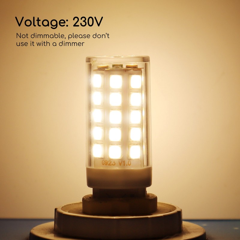 29,95 € Free Shipping | 10 units box LED light bulb 3W G9 LED 3000K Warm light. 5×2 cm. PMMA and Polycarbonate