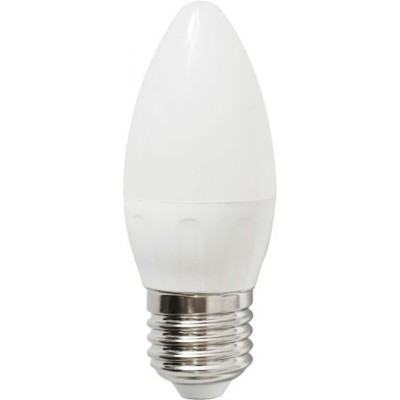 Scatola da 5 unità Lampadina LED 3W E27 3000K Luce calda. Ø 3 cm. Colore bianca