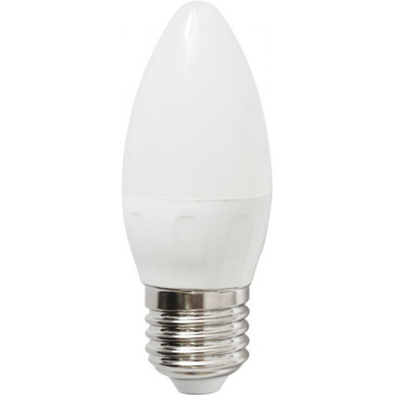 5,95 € 送料無料 | 5個入りボックス LED電球 3W E27 3000K 暖かい光. Ø 3 cm. 白い カラー