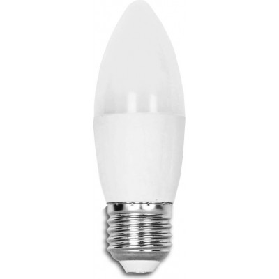 Scatola da 5 unità Lampadina LED 4W E27 3000K Luce calda. Ø 3 cm. Colore bianca