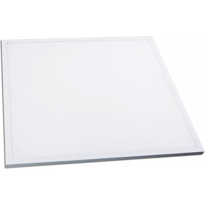 LED panel 50W 4000K Neutral light. 60×60 cm. Aluminum and pmma. White Color