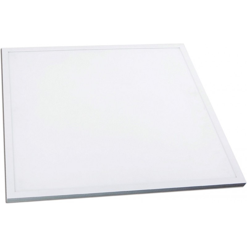 33,95 € 免费送货 | LED面板 50W 4000K 中性光. 正方形 形状 60×60 cm. 铝 和 有机玻璃. 白色的 颜色