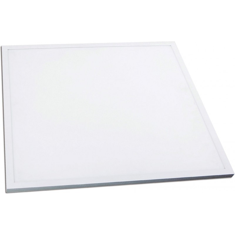 29,95 € Free Shipping | LED panel 50W 4000K Neutral light. 60×60 cm. Aluminum and pmma. White Color