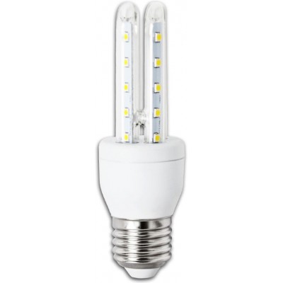 5 units box LED light bulb 6W E27 3000K Warm light. 13 cm