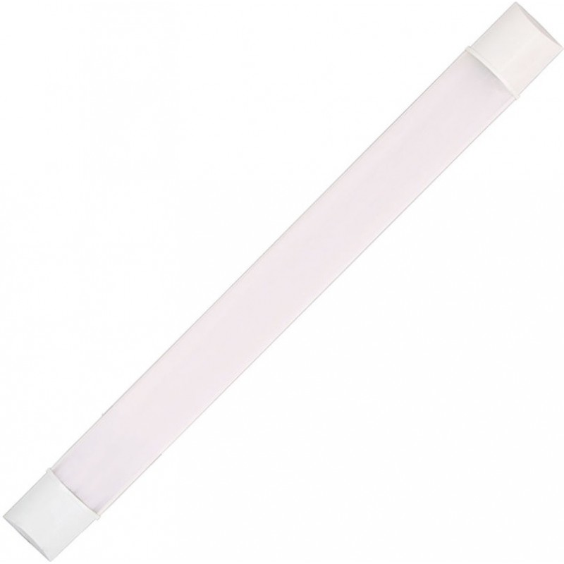 12,95 € Free Shipping | LED tube 30W T8 LED 4000K Neutral light. 90×7 cm. LED batten lamp PMMA and Polycarbonate. White Color