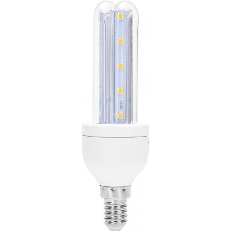 12,95 € Free Shipping | 5 units box LED light bulb 6W E14 LED 3000K Warm light. 13 cm