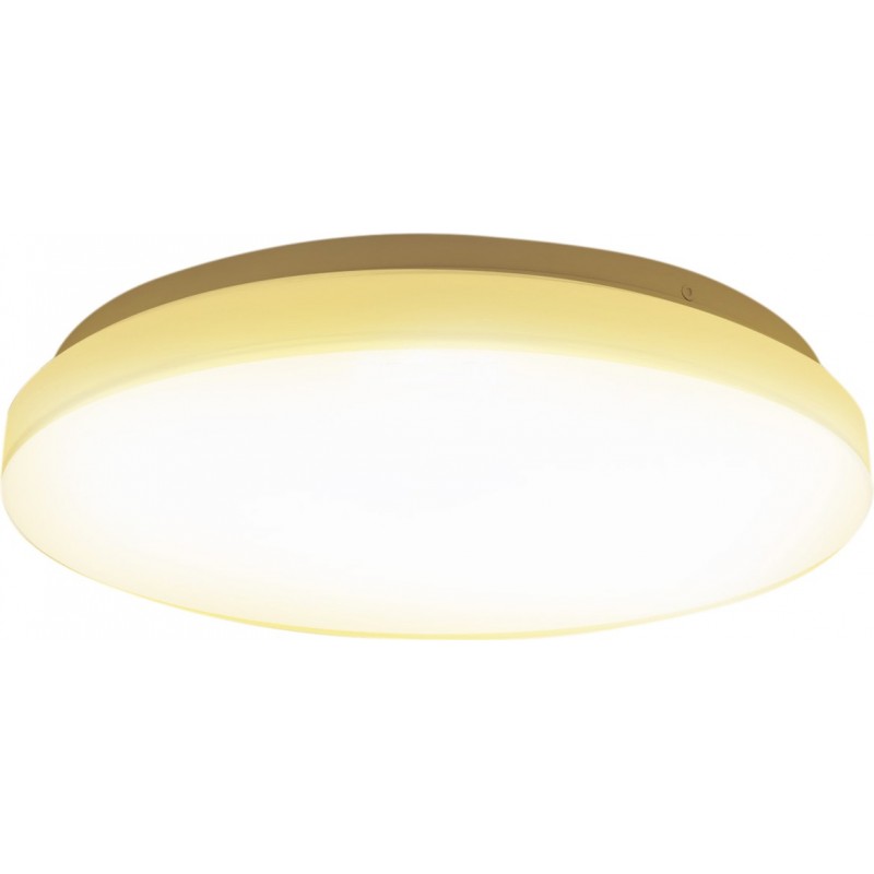 9,95 € Envoi gratuit | Plafonnier intérieur 12W 3000K Lumière chaude. Ø 25 cm. Plafonnier LED Métal et polycarbonate. Couleur blanc