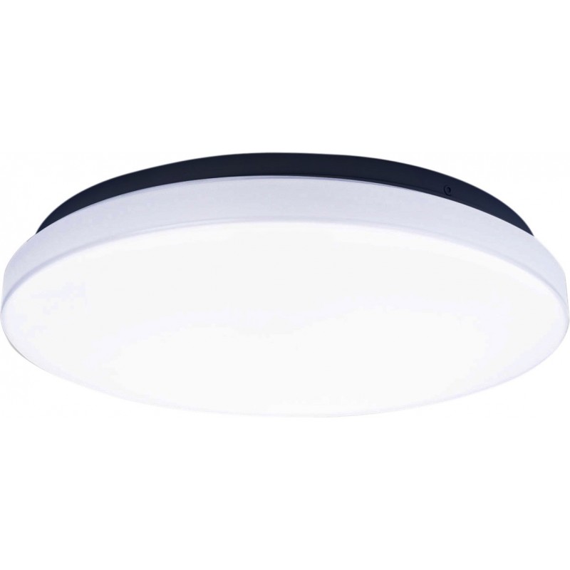 9,95 € Free Shipping | Indoor ceiling light 12W 6500K Cold light. Ø 25 cm. LED ceiling lamp Metal casting and polycarbonate. White Color