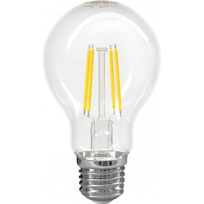 10,95 € Envoi gratuit | Boîte de 5 unités Ampoule LED 8W E27 LED A60 6500K Lumière froide. Ø 6 cm. Filament DEL Cristal