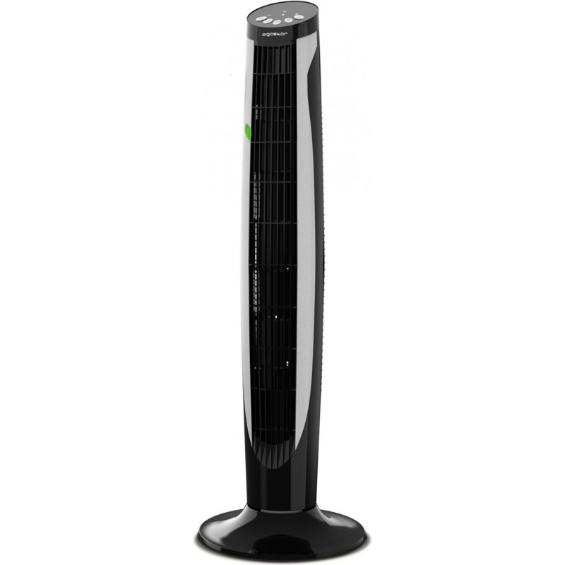 52,95 € Kostenloser Versand | Standventilator Aigostar 45W 91×30 cm. Turmventilator Abs und pmma. Schwarz Farbe