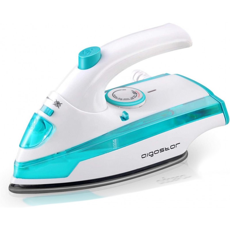 Home appliance Aigostar 800W 18×10 cm. compact travel steam iron Abs, pmma and polycarbonate. Green Color