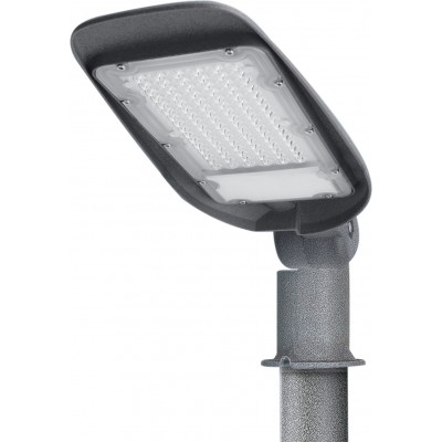 19,95 € Free Shipping | Streetlight Aigostar 30W 6500K Cold light. 44×13 cm. Ultra-flat LED street light Aluminum. Gray Color