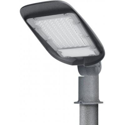 23,95 € Envío gratis | Farola Aigostar 50W 6500K Luz fría. 49×15 cm. Luz de calle LED ultraplana Aluminio. Color gris