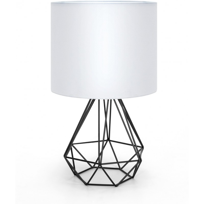 17,95 € Free Shipping | Table lamp Aigostar 40W 32×18 cm. Steel. White Color