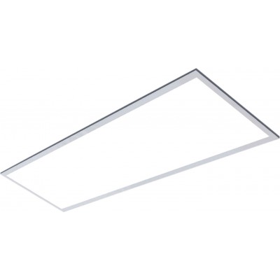 34,95 € Free Shipping | LED panel Aigostar 40W 6500K Cold light. 120×30 cm. Aluminum and pmma. White Color