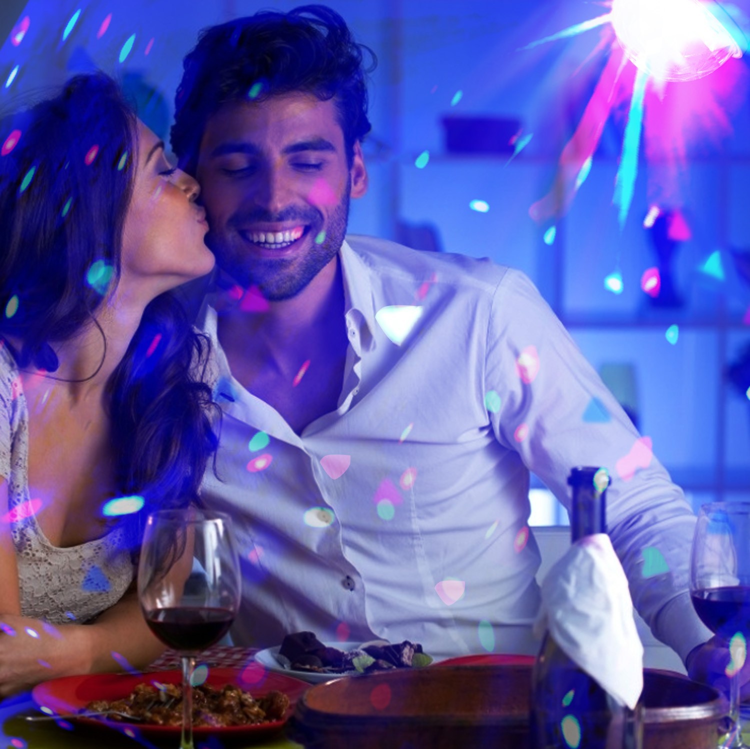 24,95 € Kostenloser Versand | 5 Einheiten Box Dekorative Beleuchtung Aigostar 3W Ø 8 cm. LED-Partybeleuchtung Polycarbonat. Weiß Farbe