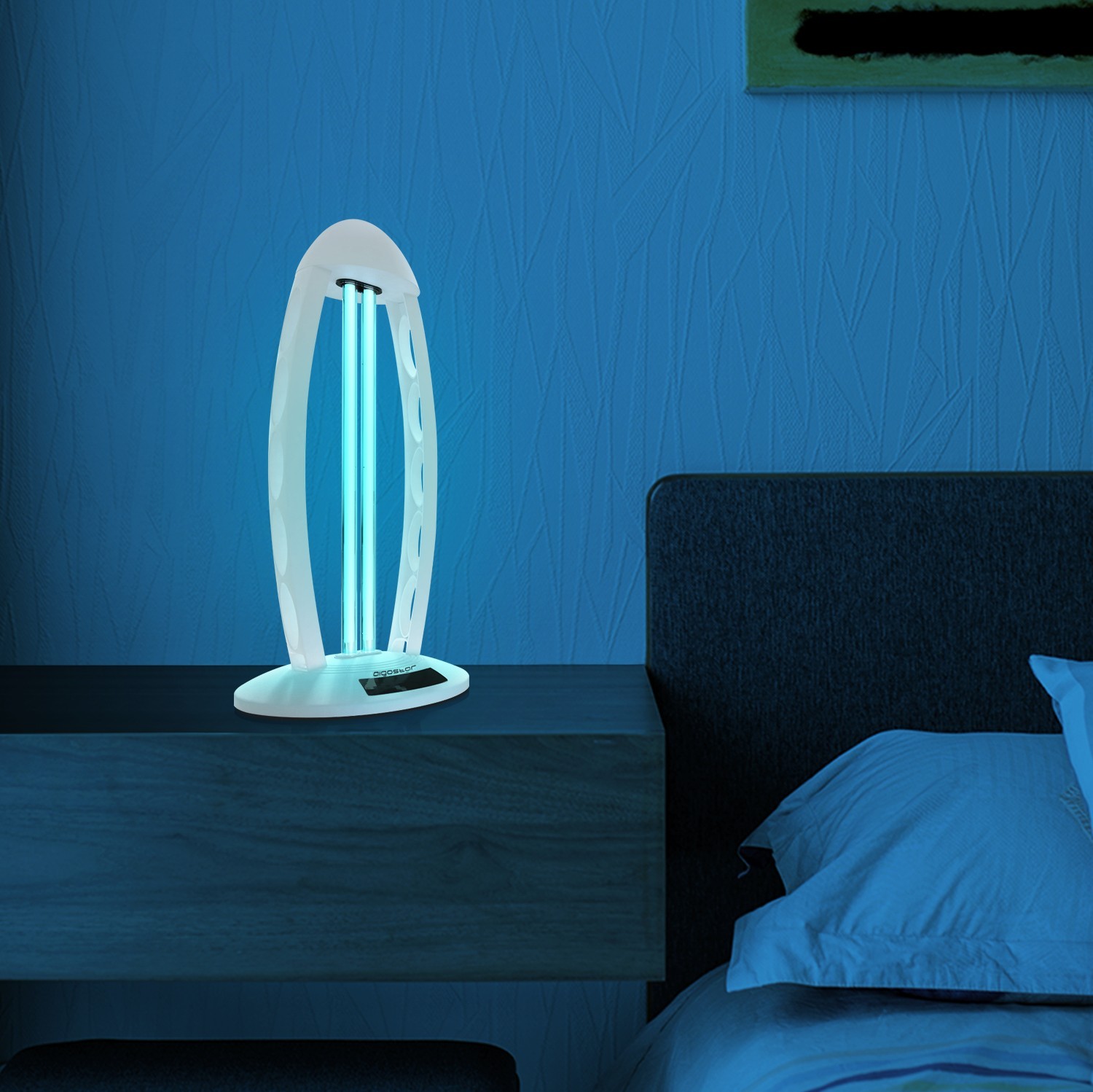 41,95 € Envoi gratuit | Soins personnels Aigostar 38W 46×21 cm. Lampe germicide UV.A Abs. Couleur blanc