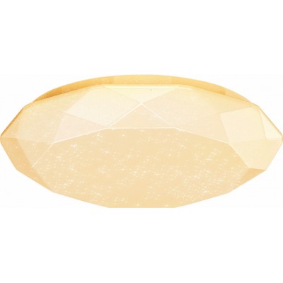 Plafoniera da interno Aigostar 20W 3000K Luce calda. Ø 34 cm. Lampada da soffitto a LED Metallo e policarbonato. Colore bianca