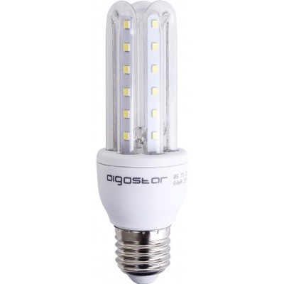 12,95 € Free Shipping | 5 units box LED light bulb Aigostar 9W E27 13 cm