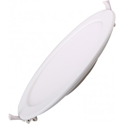 8,95 € Kostenloser Versand | Inneneinbauleuchte Aigostar 20W 3000K Warmes Licht. Ø 24 cm. Flaches LED-Downlight Weiß Farbe