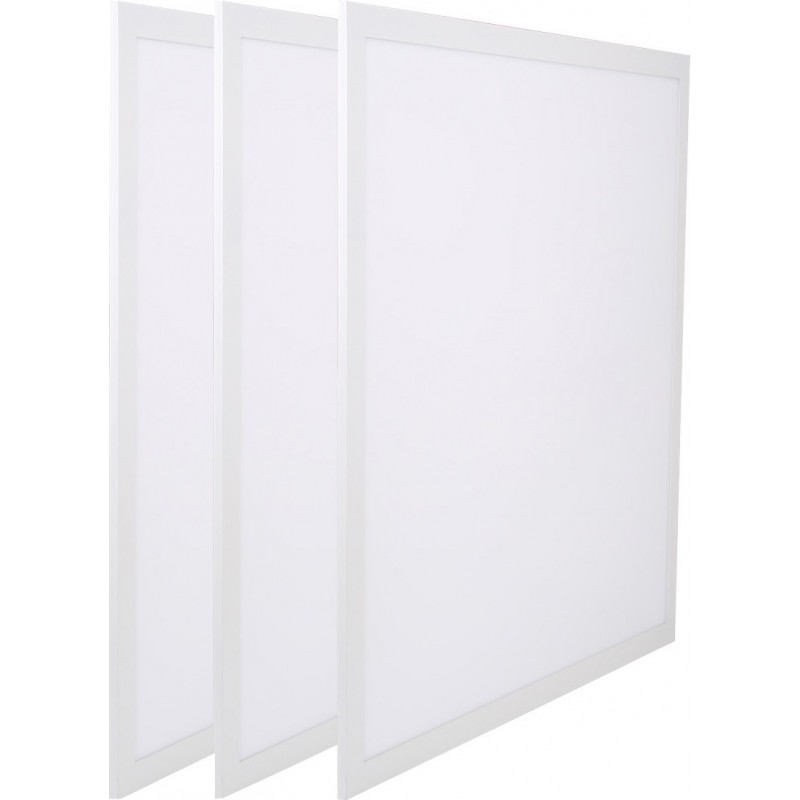 24,95 € Spedizione Gratuita | Pannello LED Aigostar 40W 4000K Luce neutra. 60×60 cm. Alluminio e pmma. Colore bianca