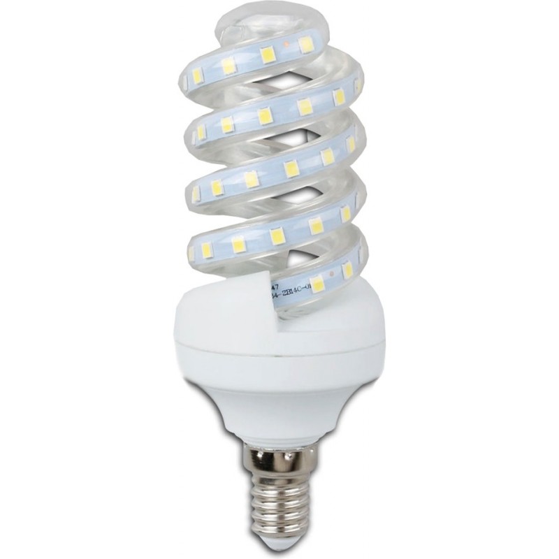 18,95 € Envoi gratuit | Boîte de 5 unités Ampoule LED Aigostar 11W E14 LED 3000K Lumière chaude. 13 cm. Spirale LED