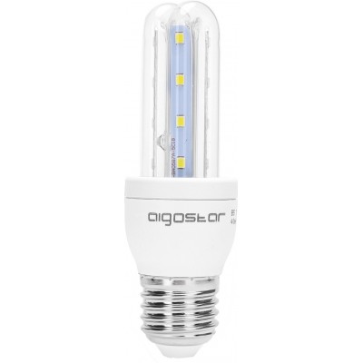 11,95 € Spedizione Gratuita | Scatola da 5 unità Lampadina LED Aigostar 4W E27 12 cm